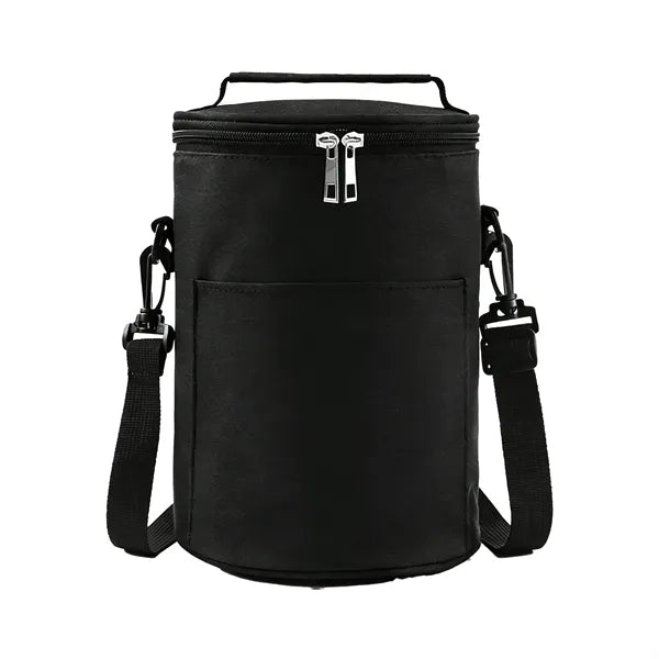 Thermal Cylindrical Food Bag Featuring Carry Handle Daily