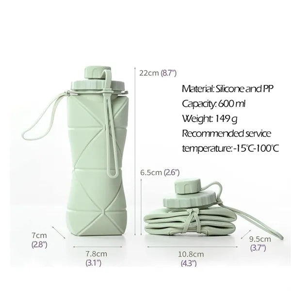 Foldable water bottle