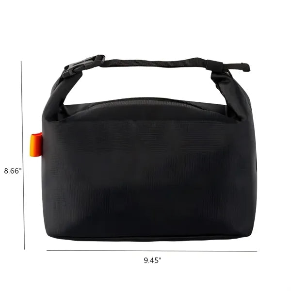 Portable Insulated Lunch Bag W/Buckle Handle