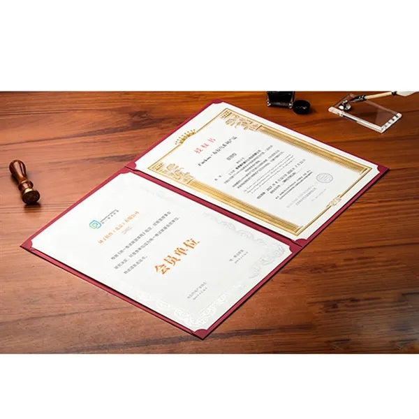 Double Display Certificate Holde Award Padded for Letter