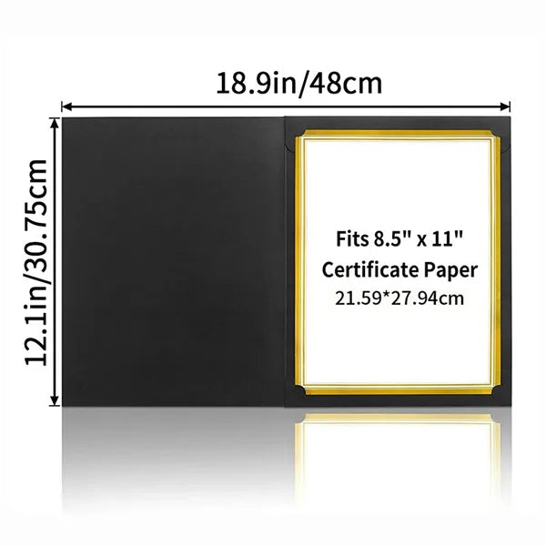 Double Display Certificate Holde Award Padded for Letter
