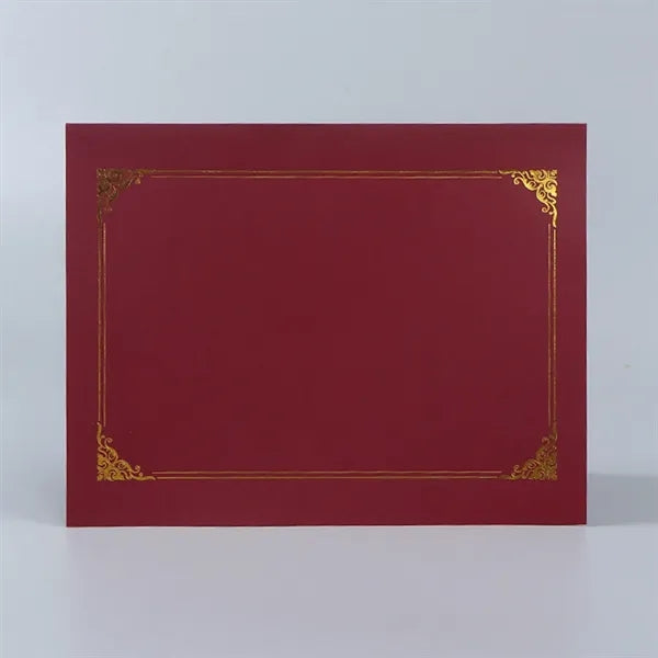 Double Display Certificate Holde Award Padded for Letter