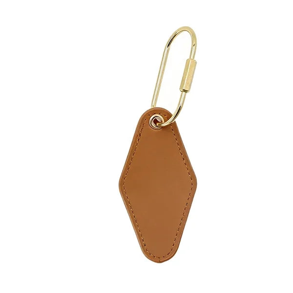 Portable Diamond PU Leather Decorative Keychain