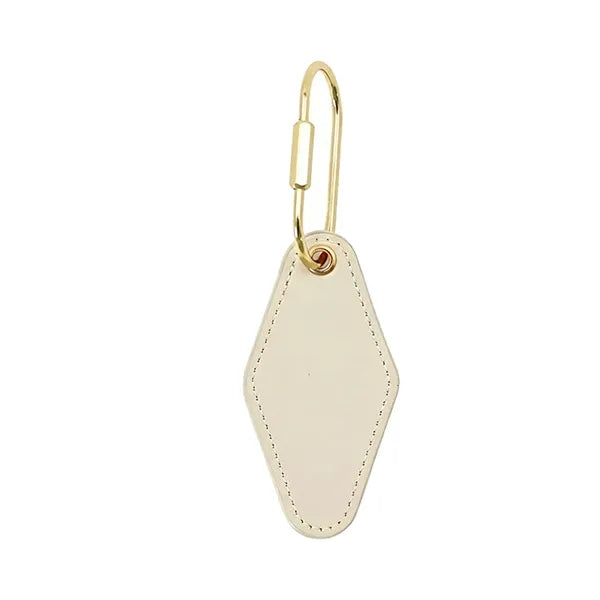 Portable Diamond PU Leather Decorative Keychain