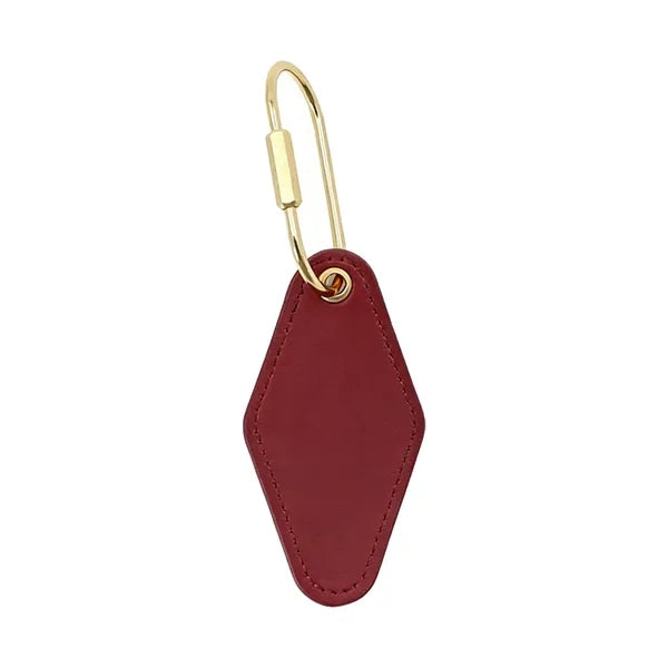 Portable Diamond PU Leather Decorative Keychain