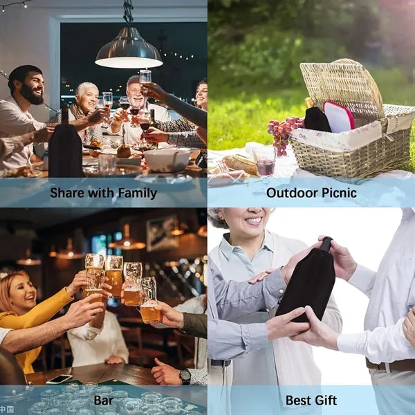 Wine Bottle Gel Cooler Sleeve