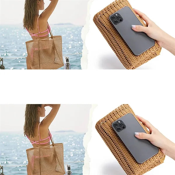Foldable Breathable Mesh Beach Tote Bag