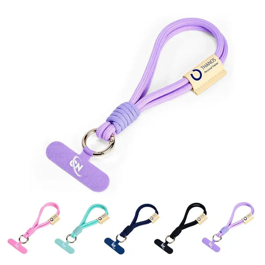 Wrist Strap Phone Lanyard With Patch Tether Tab