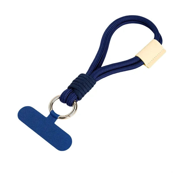 Wrist Strap Phone Lanyard With Patch Tether Tab