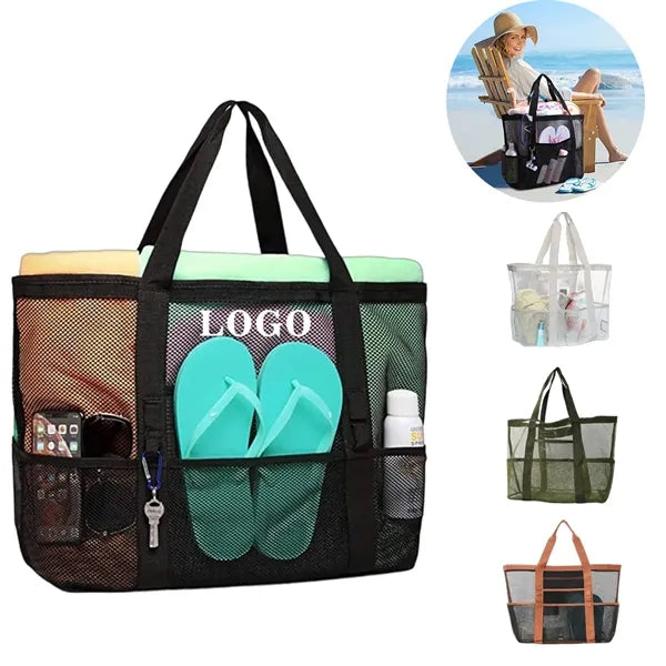 Multi-Functional Large Mesh Beach Bag