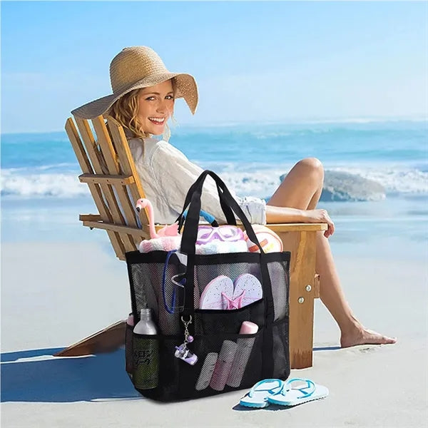 Multi-Functional Large Mesh Beach Bag
