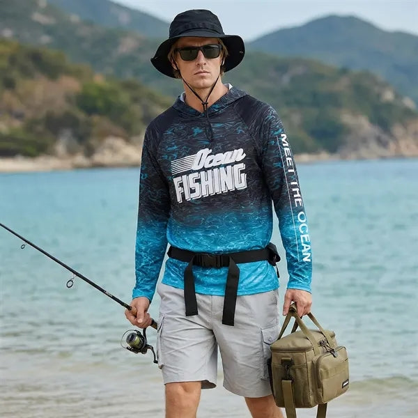 Unisex Sublimation SolarProtec Performance Long Shirt Hoodie