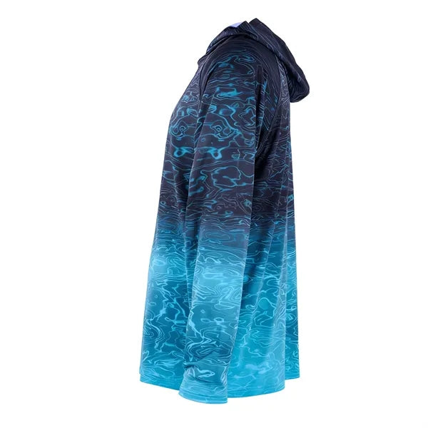 Unisex Sublimation SolarProtec Performance Long Shirt Hoodie