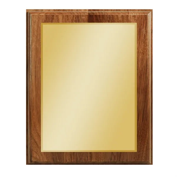 8" x 10" Genuine Walnut Sublimated Plaque and Back Plate
