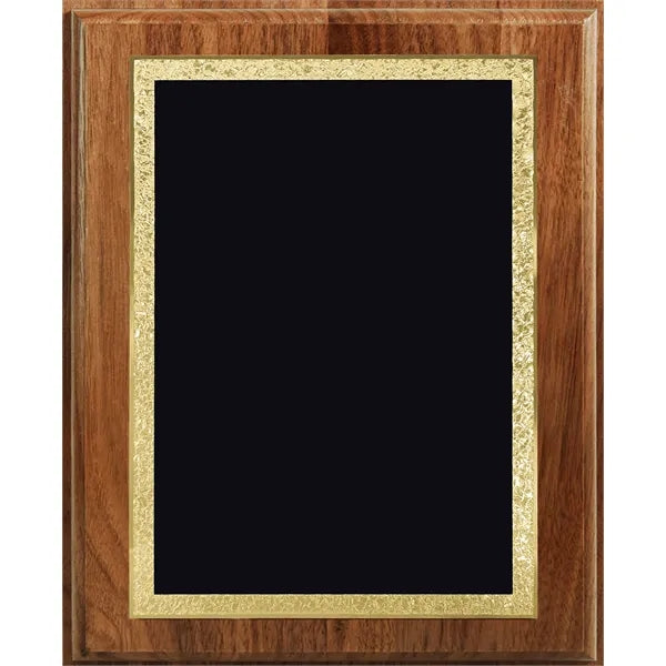 5" x 7" Walnut Plaque with Laser Engraved Florentine Plate