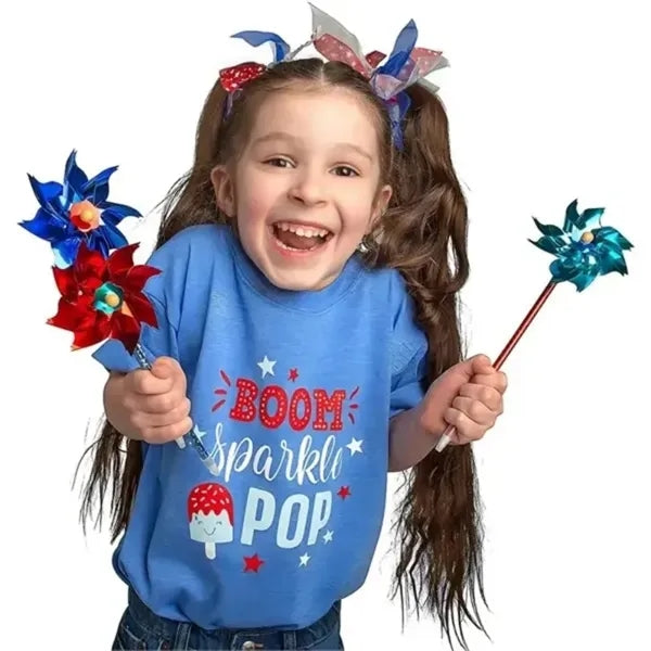 Patriotic Pinwheel Pens - Fun & Festive Writing Tool