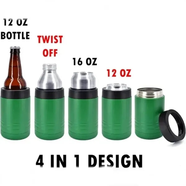 4-in-1 Stainless Steel Can & Bottle Cooler