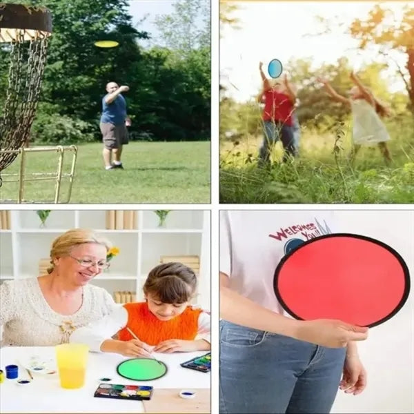 Compact Folding Hand Fan With Protective Case