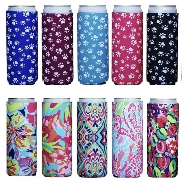 12 Oz Slim Seltzer Can Coolie