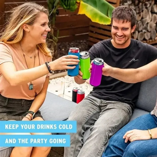 12 Oz Slim Seltzer Can Coolie