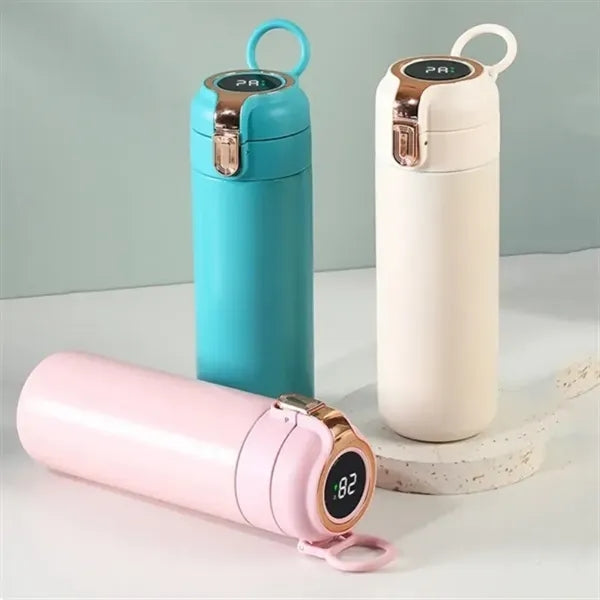 Smart Temp-Control LED Thermos Tumbler