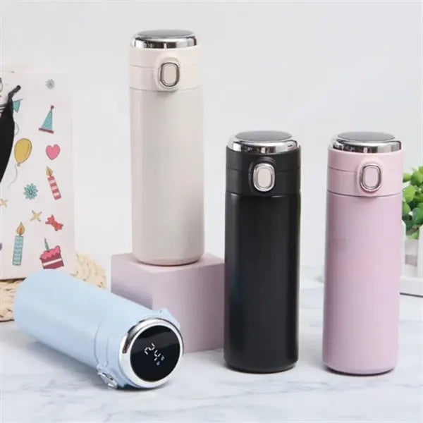 Smart Temp-Control LED Thermos Tumbler