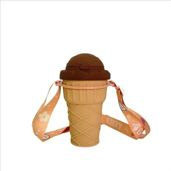 Whimsical Ice Cream Straw Cup