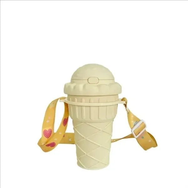 Whimsical Ice Cream Straw Cup