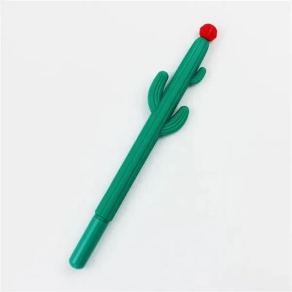 Cute Cactus Gel Pens With Flower Top