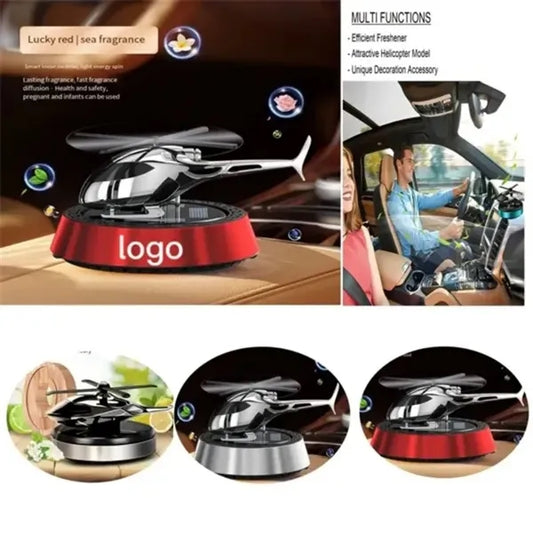 Solar-Powered Helicopter Aroma Diffuser