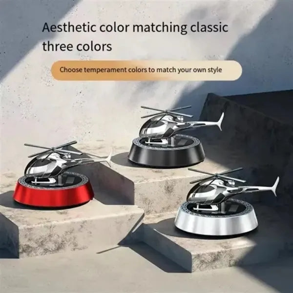 Solar-Powered Helicopter Aroma Diffuser