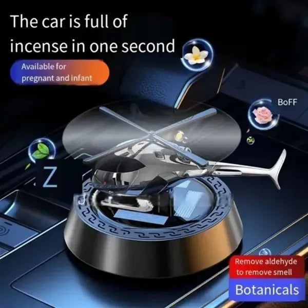 Solar-Powered Helicopter Aroma Diffuser