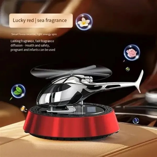 Solar-Powered Helicopter Aroma Diffuser