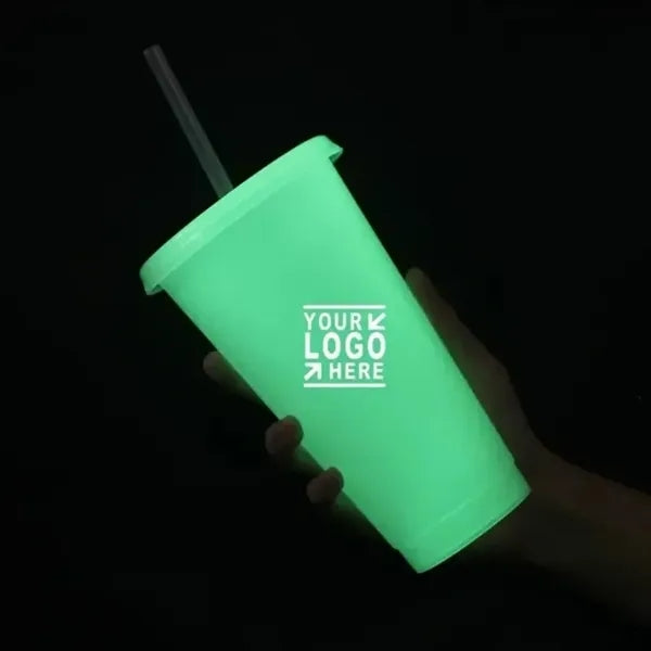 Night Glow Color-Changing Tumbler with Straw