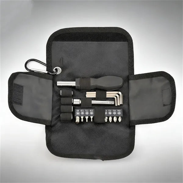 20-Piece Hex Key Wrench Set with Canvas Bag