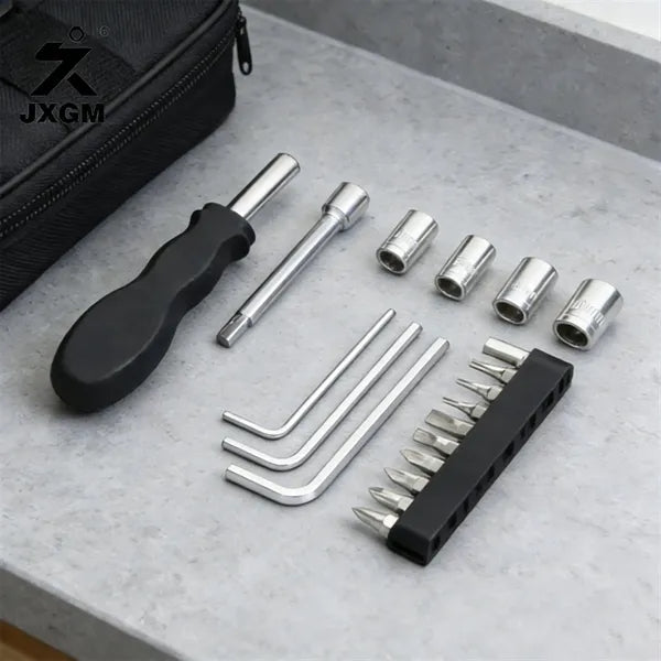 20-Piece Hex Key Wrench Set with Canvas Bag