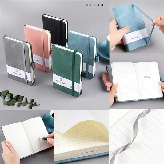 A7 Pocket Notebook Soft Touch Journal College Ruled