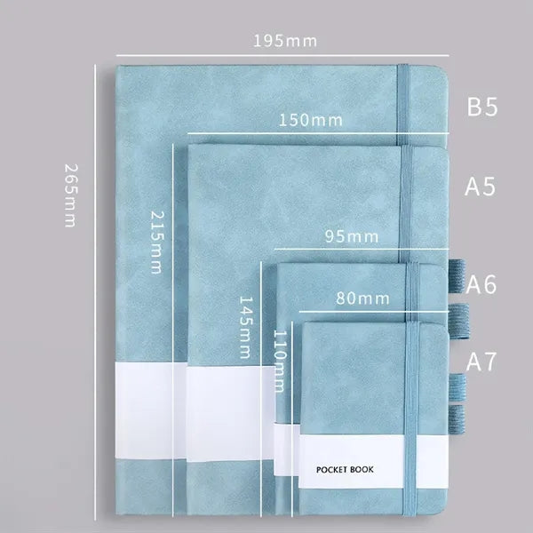 A7 Pocket Notebook Soft Touch Journal College Ruled