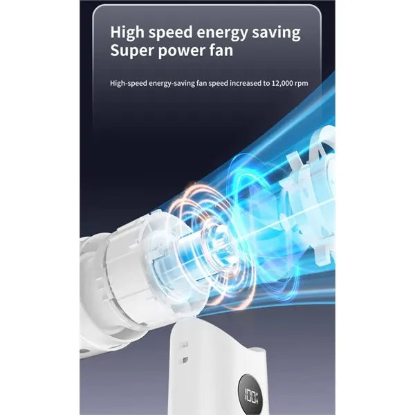 Portable Rechargeable Fan with 4000mAh Battery