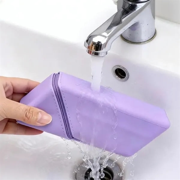 Silicon Pencil Case Slim Portable Pen Holder