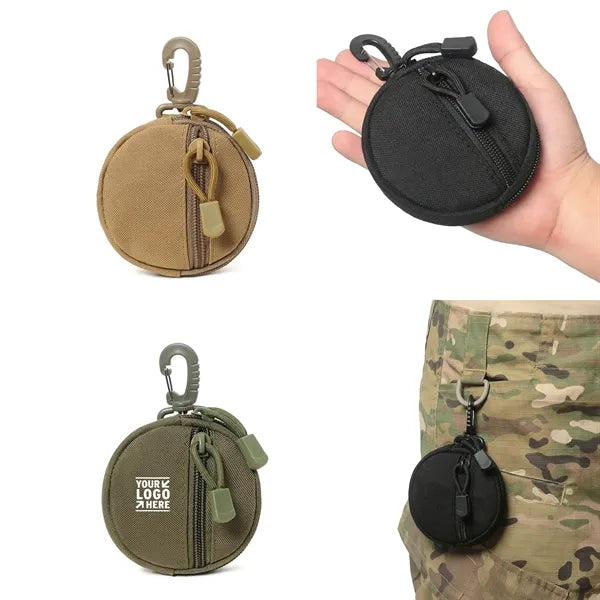 Round Coin Bag w/Zipper