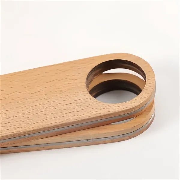 Stainless Wood Handle Bartender Beer Bottle Opener