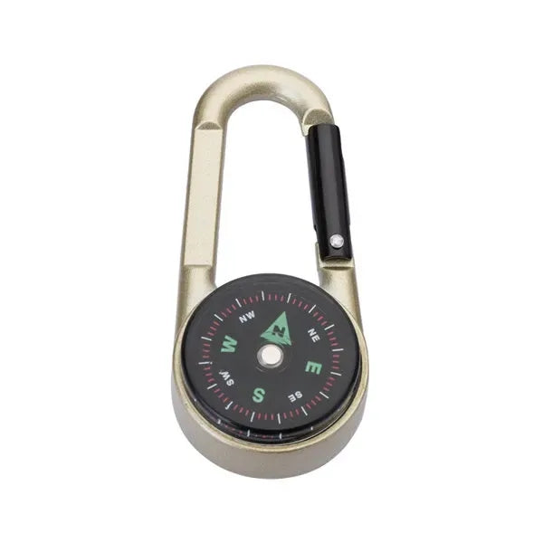 Zinc Alloy Carabiner Compass