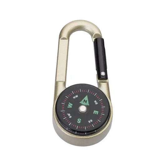 Zinc Alloy Carabiner Compass