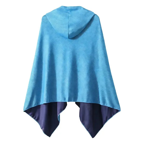 Cool Quick-Drying Beach Cape With Buttons