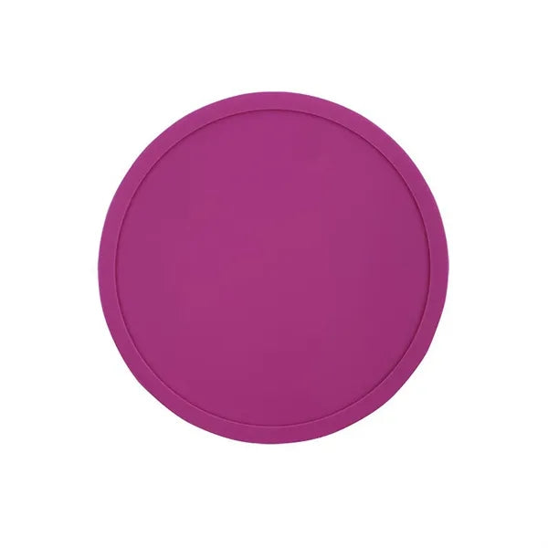 6 Pieces Silicone Coasters Set with Holder