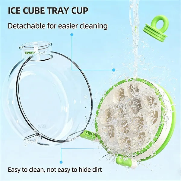 Ice Tray Straw Cup