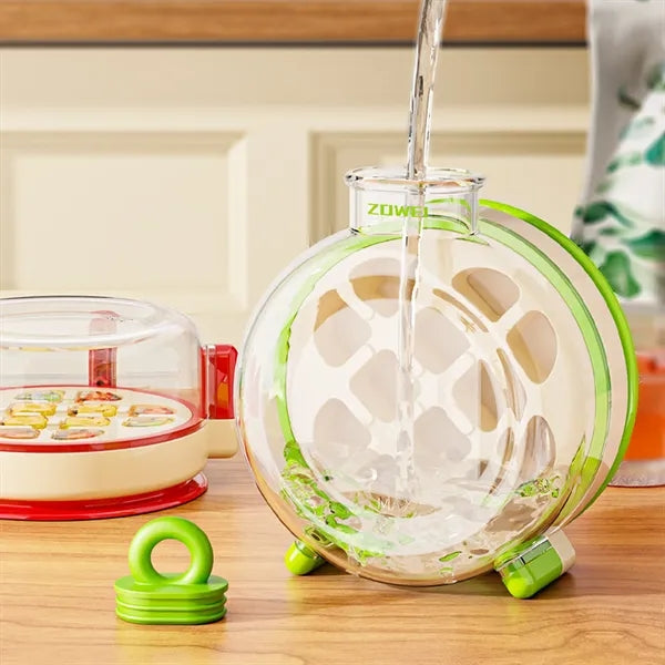 Ice Tray Straw Cup