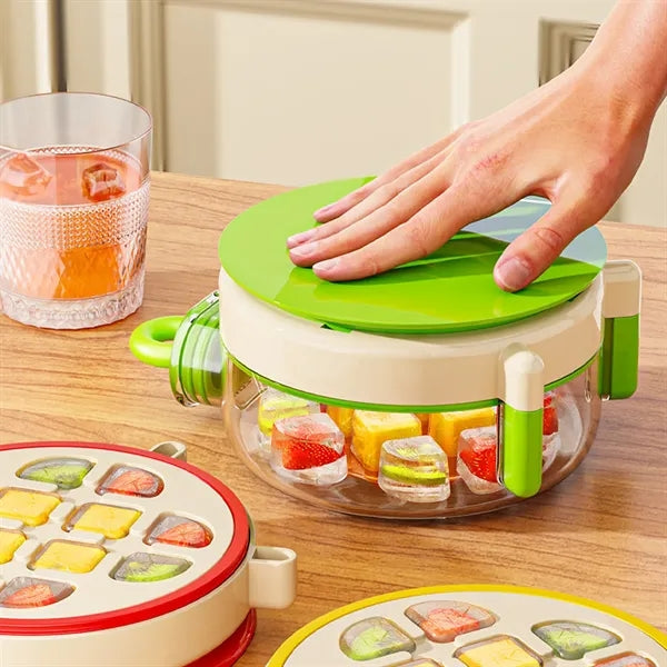 Ice Tray Straw Cup