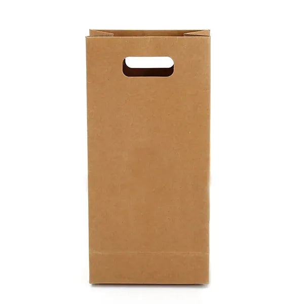 Natural Brown Kraft Paper Bag w/ Die Cut Handle